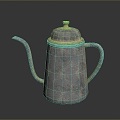 Copper Kettle Copper Kettle Kettle Kettle Teapot Old Kettle Kettle Realistic 3d model