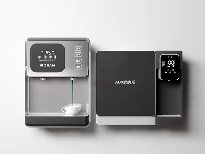 ROCAH and AUX Daily Use Appliances Water Dispenser Purifier with Digital Display and Cup 3d model