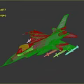Gray Military Fighter Jet With Mounted Missiles And Reflective Dark Background