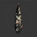 Floral Printed Bomber Jacket With Black Base And Colorful Flower Patterns