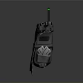 Tactical Weapon Equipment Backpack with Camouflage Pattern Green Indicator Light and Antenna