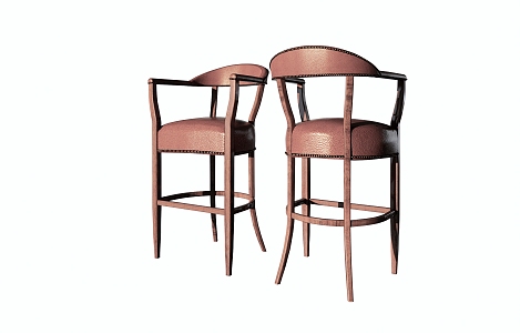 Modern Bar Chair Fashion Bar Chair 3d model