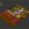 Detailed Historical Castle 3D Model Showcasing Gardens Courtyards And Landscaped Areas