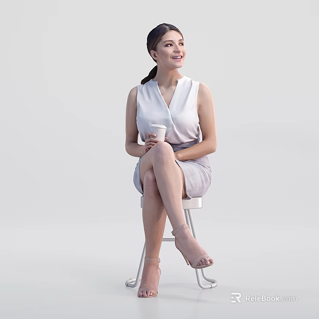 Vibrant Reptile Lizard Basking In Sunlight On Warm Rock Surface 3d model