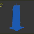 Tower defense sentry tower air defense watchtower observatory tower loft 3d model