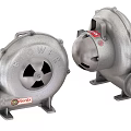 Industrial Blowers Two Different Models With Metal Construction And Branded Features For Industrial Use
