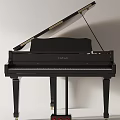 Black Grand Piano by Craft & Son with Stylish Design and Classic Finish