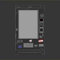 Juice vending machine vending machine beverage machine self-service vending machine 3d model