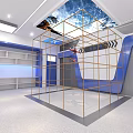 Modern Classroom UAV Classroom Modern Classroom Virtual Simulation Classroom Computer Classroom Robot Classroom 3d model