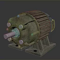 Heavy Duty Industrial Electric Motor With Metal Casing Bolted Base And Heat Sink Structure