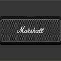 Marshall Black Bluetooth Speaker With Classic Mesh Grille And Control Knob 3d model
