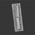 Connected Concrete Block Segments Placed On Gray Flat Base Surface
