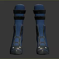 Blue High Heel Shoes With Sleek Design And Adjustable Straps For Modern Look