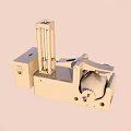 Heavy Duty Industrial Testing Equipment With Vertical Hydraulic Column And Control Panel