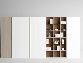 Modern Decorative Cabinet Simple Decorative Cabinet 3d model
