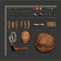 Various Household Items Collection Featuring Different Materials And Practical Designs