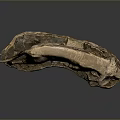 Detailed Roaring Bronze Tiger Sculpture with Striding Pose Textured Surface and Rock Base