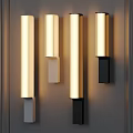 Modern Wall Lamps With Different Colors And Sleek Metal Finish Design