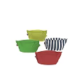 Colorful Stylish Bean Bag Chair With Striped Design And Multiple Color Options For Home