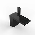 Modern Black Minimalist Faucet With Sleek Design For Contemporary Kitchen Spaces