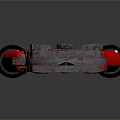 Red Manual Bolt Cutter Tool with Long Handles Heavy Duty Cutting Equipment