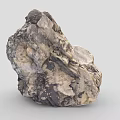 Stone 3 Stone Block Ore Rock Reef Boulder Stone Material Sample 3d model