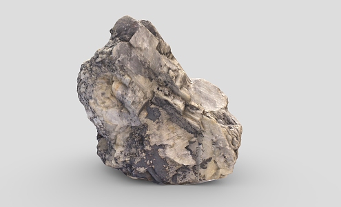 Stone 3 Stone Block Ore Rock Reef Boulder Stone Material Sample 3d model