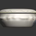 Elegant Porcelain Dinnerware Set with Blue and White Floral Pattern Lid and Scalloped Edge Design