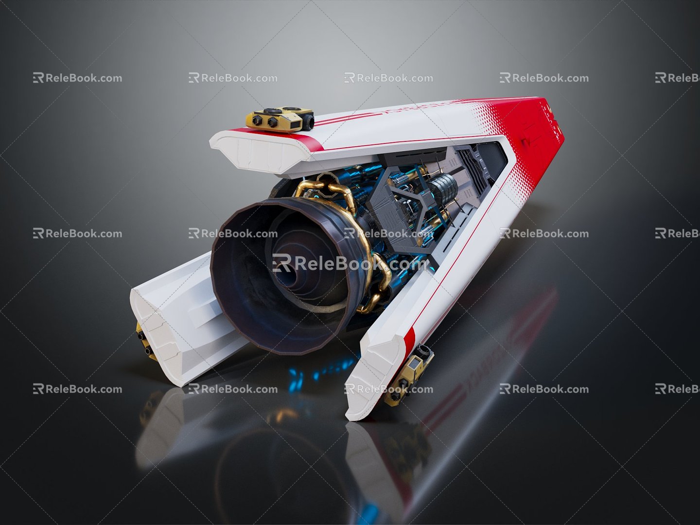 Modern Engines Rocket Engines Jet Engines Aircraft Engines 3d model