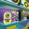 Modern Window Shop Window 3d model