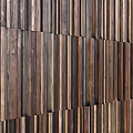 Natural Wooden Planks Vertical Wall Cladding Texture 3d model
