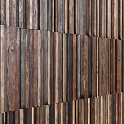 Natural Wooden Planks Vertical Wall Cladding Texture 3d model Natural Wooden Planks Vertical Wall Cladding Texture 3d model