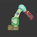 Modern Robot Arm Robot Arm Mechanical Arm Robot Arm Robot Head 3d model