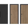 Modern Swing Door Designs With Wooden Panels Metal Frames And Stylish Handles