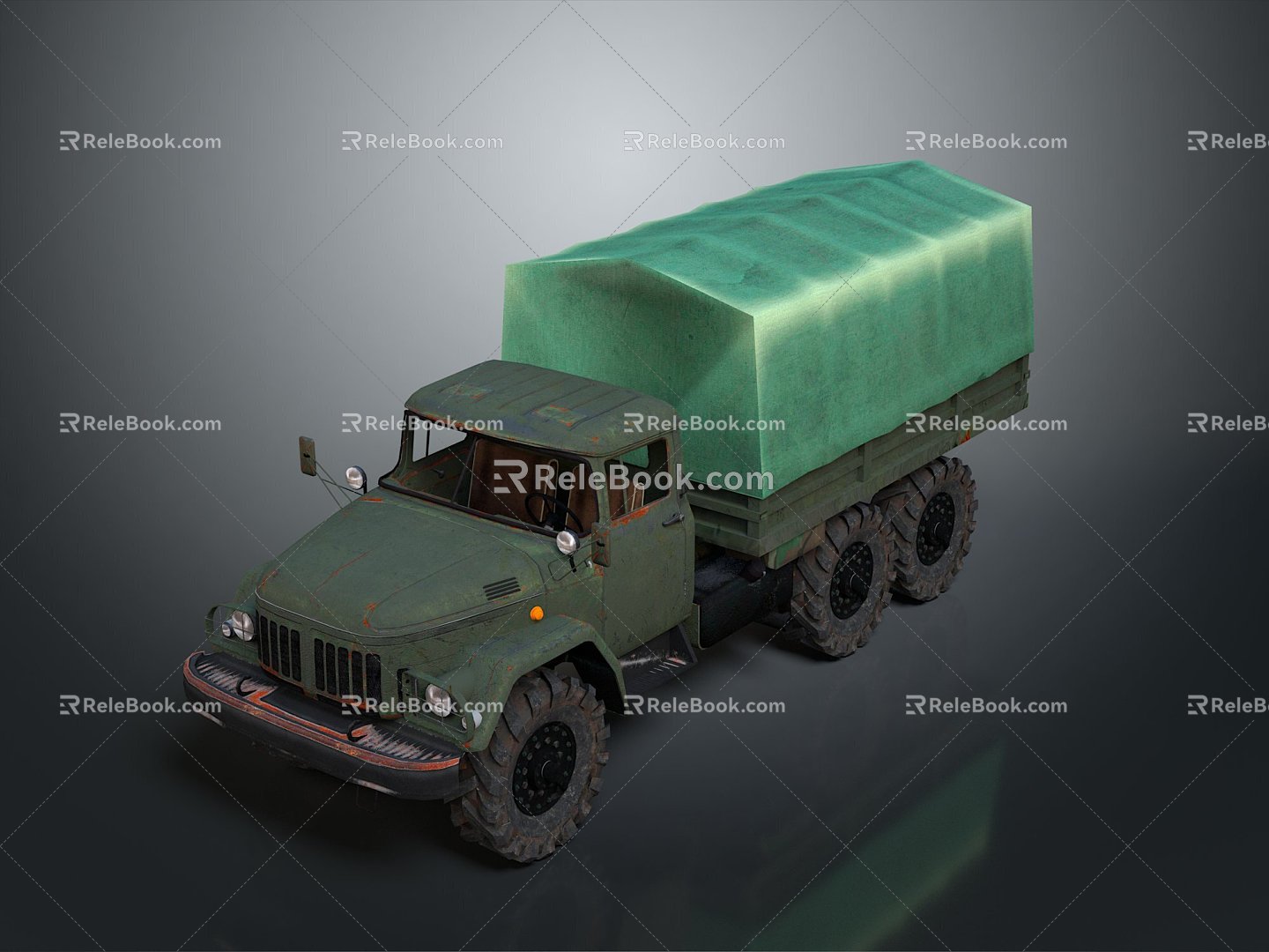 Military Truck Military Transporter Military Transporter Armed Transporter Armored Transporter 3d model