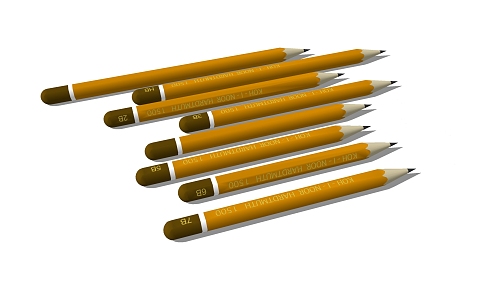 Pencil 3d model