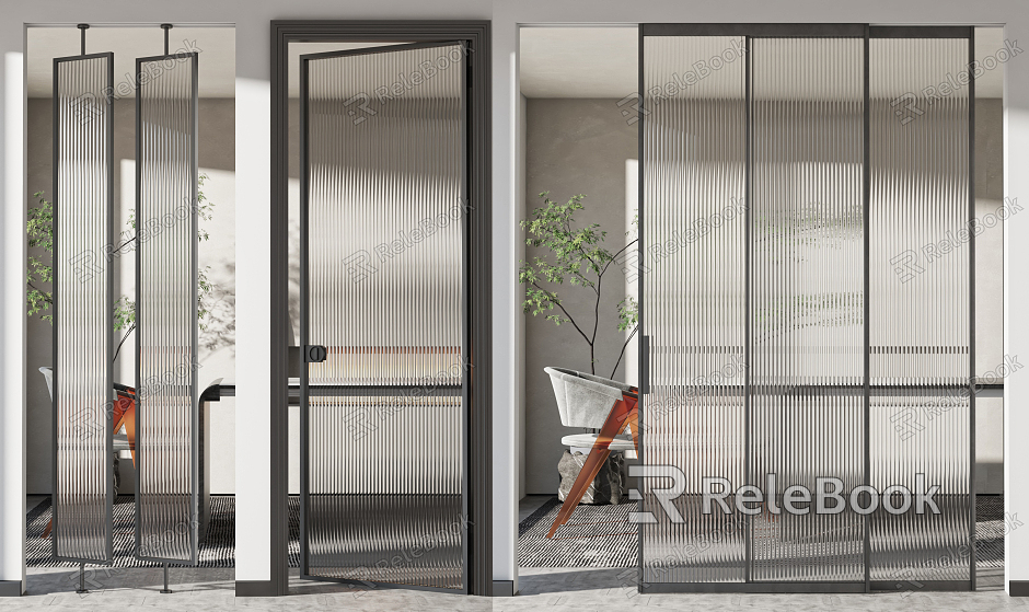 Modern sliding door Changhong glass door model