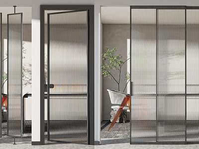 Modern sliding door Changhong glass door model