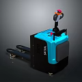 Blue Electric Pallet Truck With Control Handle For Industrial Cargo Handling STILL