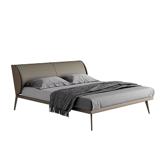 Cattelan italia cartland italian bed 3d model