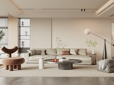 modern living room model