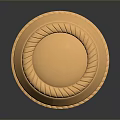 Golden Decorative Metal Door Handle With Sleek Textured Design For Home Living Supplies