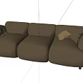 Nordic Multiplayer Sofa 3d model