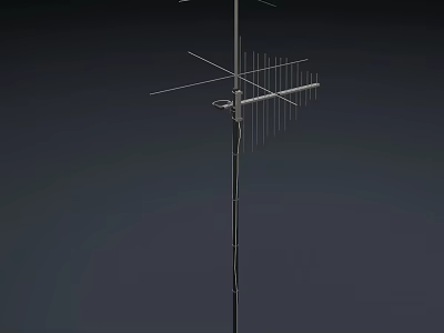 Commercial High Gain Antenna Equipment With Metal Structure For Outdoor Signal Reception 3d model