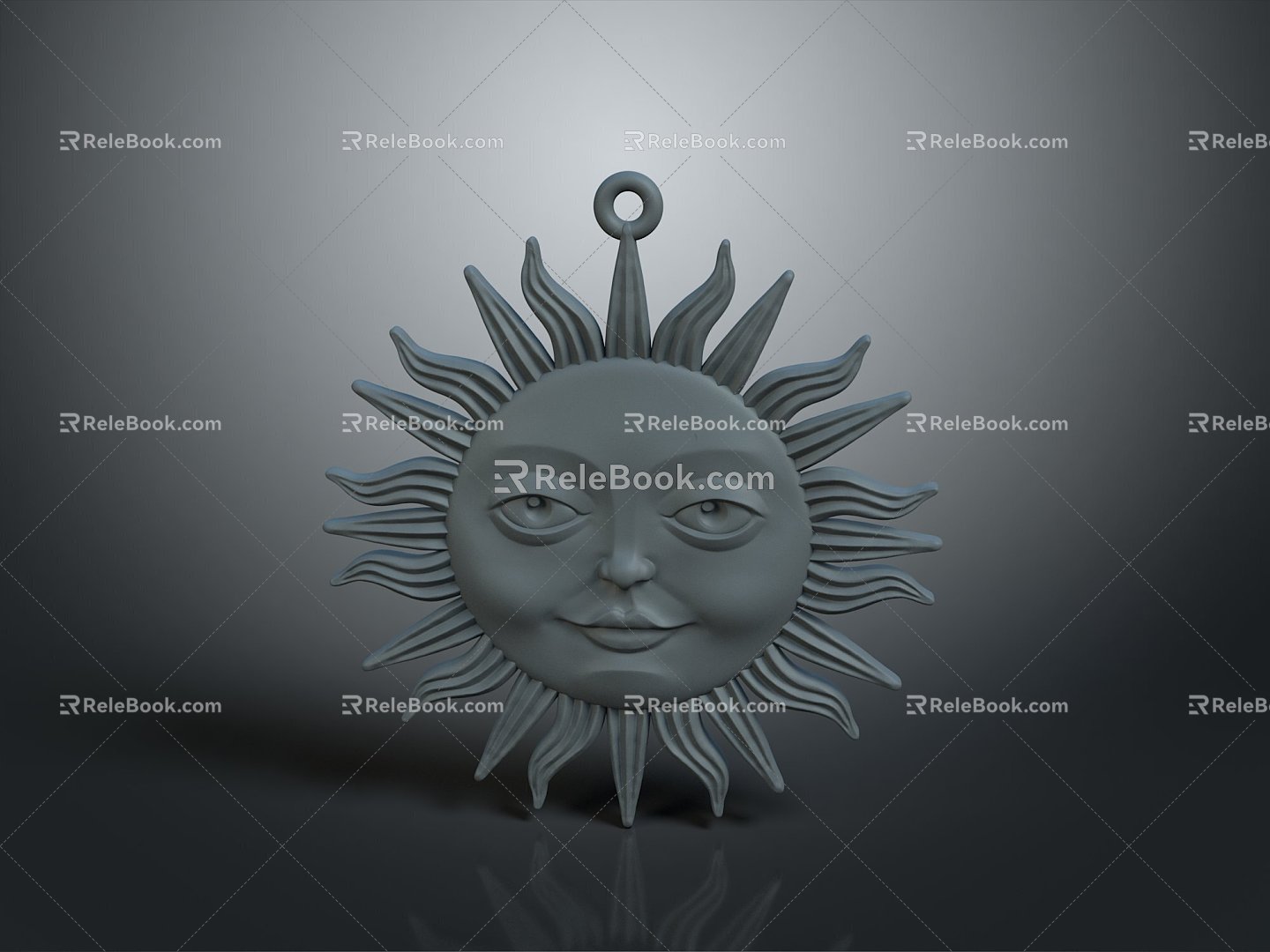 Pendant Sun Pendant Pendant Gem Pendant Diamond Pendant Jewelry Jewelry Realistic 3d model