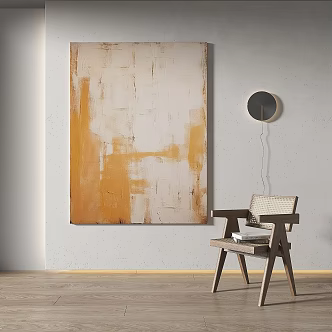 Quiet Light Luxury Decorative Painting 3d model
