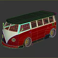 modern bus metro bus mini bus 3d model