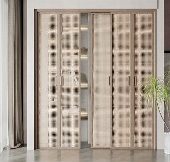 Quiet sliding door 3d model