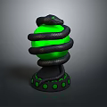 snake cobra venomous snake python reptile cold-blooded animal reptile 3d model