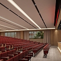 Modern lecture hall 3d model